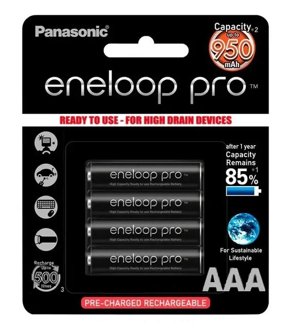 Акумулятор Panasonic Eneloop Pro AAA 950 mAh